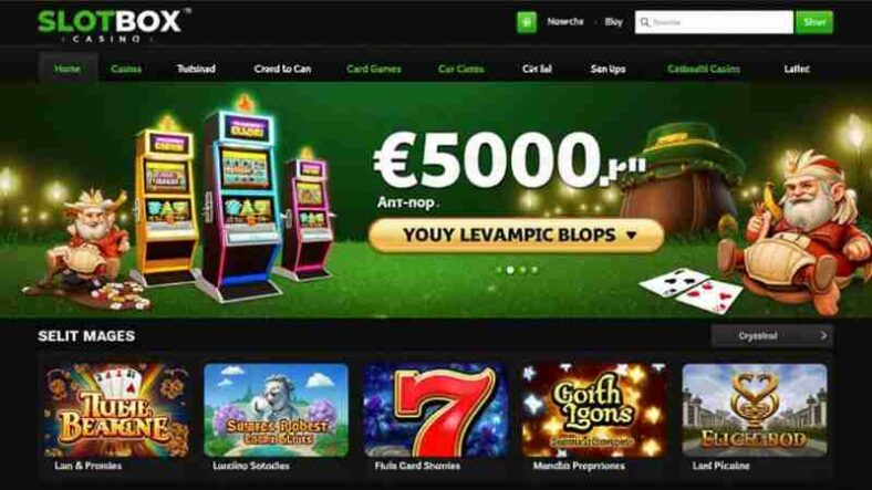 Slotbox Casino Review: A Rising Star in Ireland's Online Casino Industry, Concept art for illustrative purpose - Monok